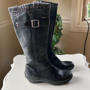 Merrell Boots| Merrell Martina Waterproof Tall Leather Wool Boots Women’s 6.5